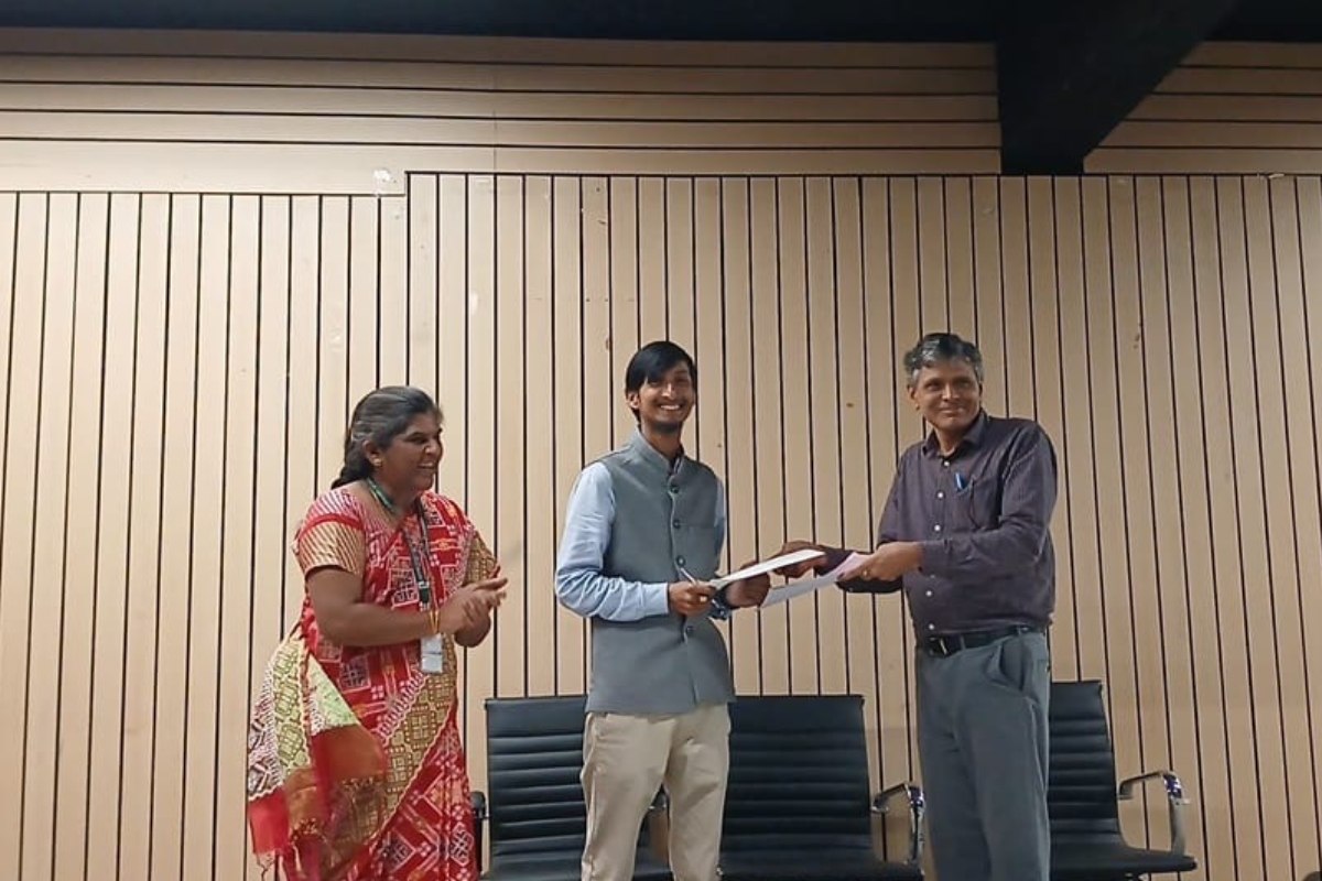 Memorandum of understanding signing between Scrollwell and Geethanjali College of Engineering and Technology, Hyderabad