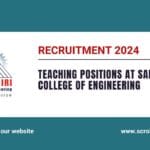 Teaching Positions at Sapthagiri College of Engineering