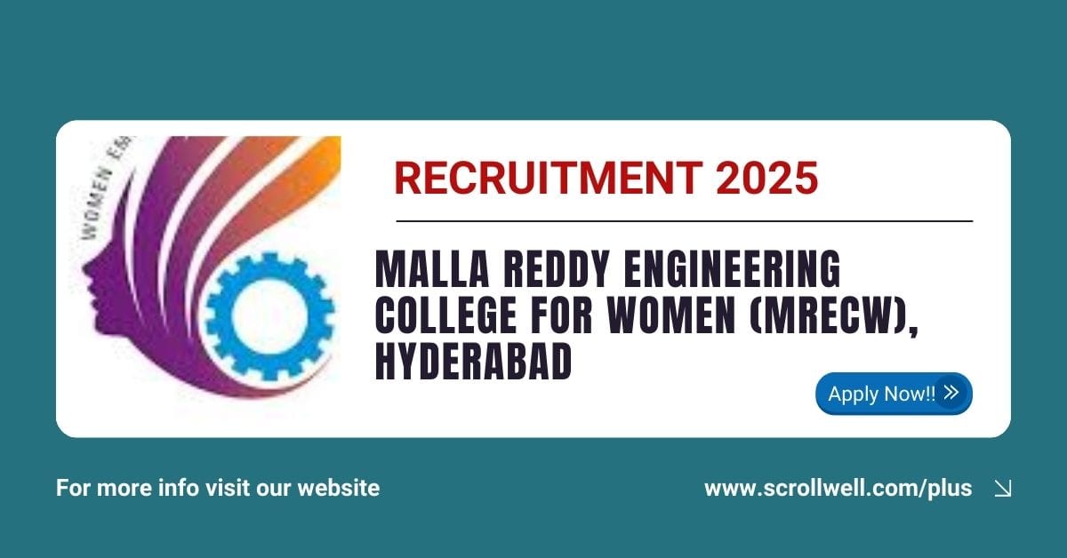 Faculty Recruitment Malla Reddy Engineering College - Scrollwell